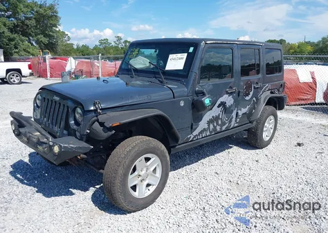 2016 Jeep Wrangler Unlimited Rubicon из США, поврежденный, VIN 1C4HJWFG1GL185157